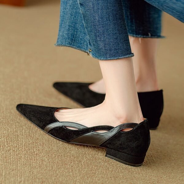 CHIKO Yani Pointy Toe Block Heels Pumps Shoes - Image 2
