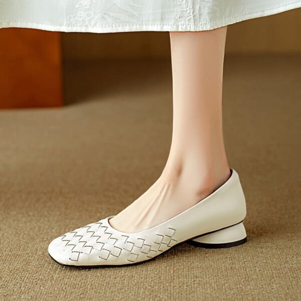 CHIKO Ainoa Square Toe Block Heels Pumps Shoes