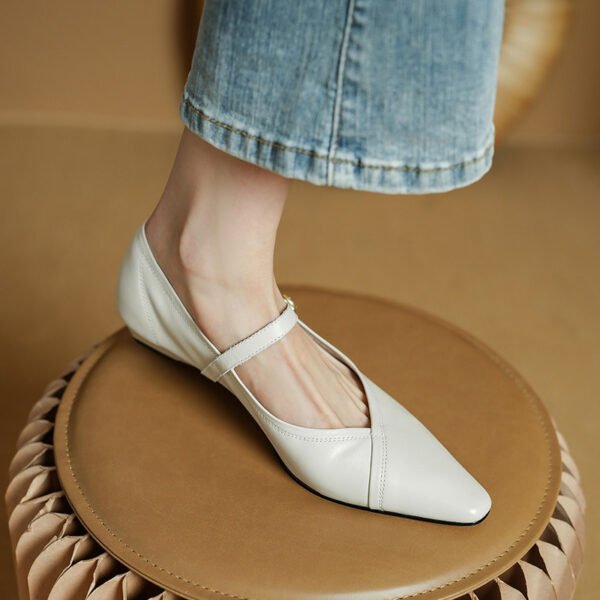 CHIKO Assumpta Pointy Toe Block Heels Mary Jane Shoes - Image 2
