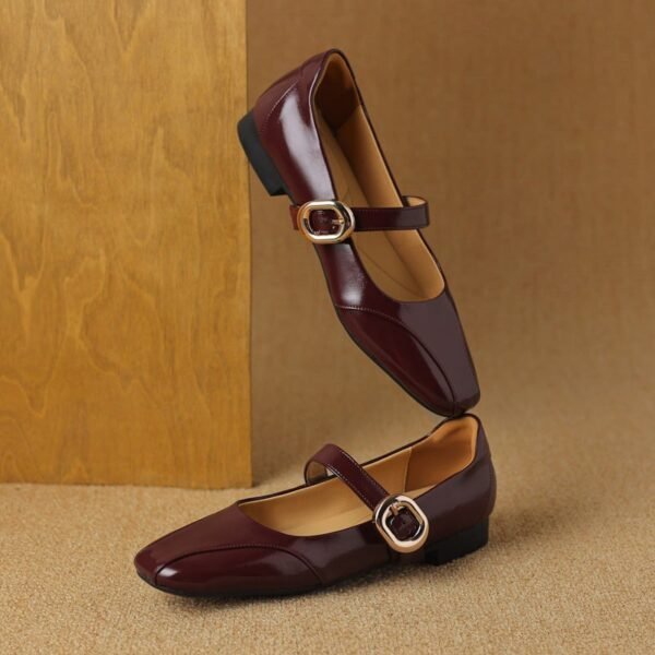 CHIKO Manela Square Toe Block Heels Mary Jane Shoes
