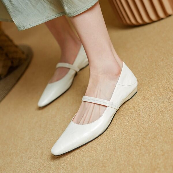 CHIKO Congal Pointy Toe Wedge Mary Jane Shoes