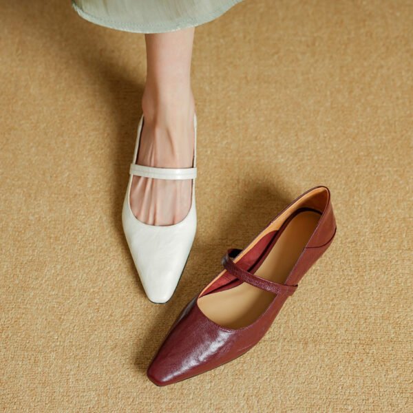 CHIKO Congal Pointy Toe Wedge Mary Jane Shoes - Image 2