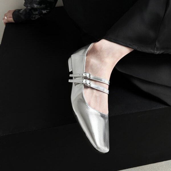 CHIKO Artura Square Toe Block Heels Mary Jane Shoes - Image 2