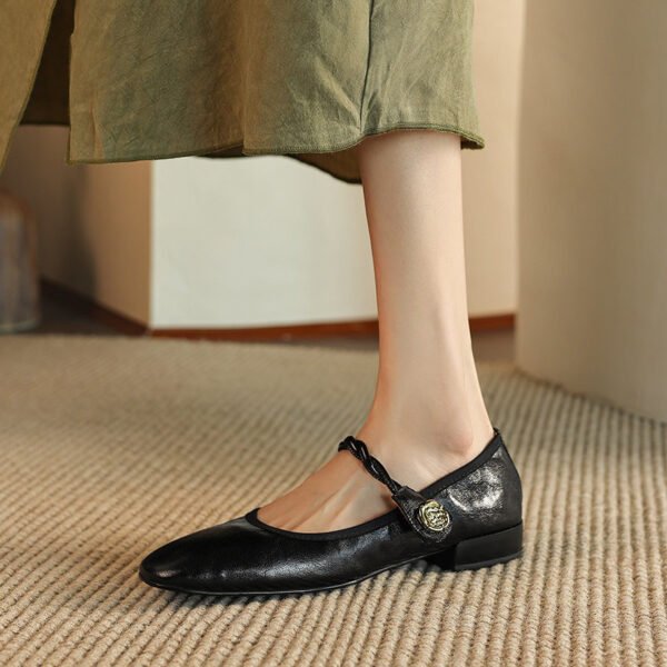 CHIKO Bricio Square Toe Block Heels Mary Jane Shoes - Image 2