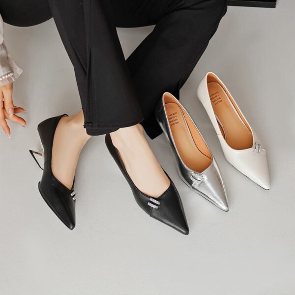 CHIKO Brigida Pointy Toe Wedge Pumps Shoes - Image 2