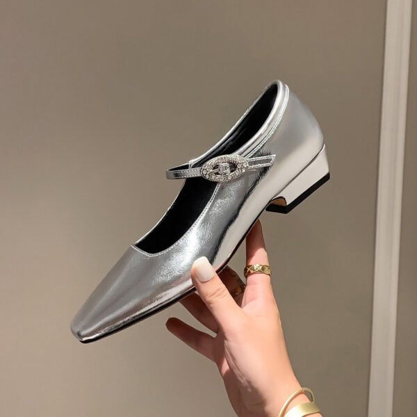CHIKO Coia Square Toe Block Heels Mary Jane Shoes - Image 2