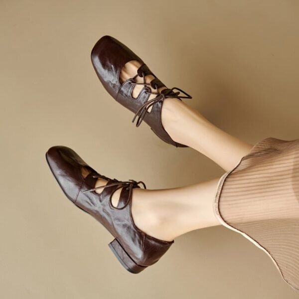 CHIKO Aniqua Square Toe Block Heels Pumps Shoes