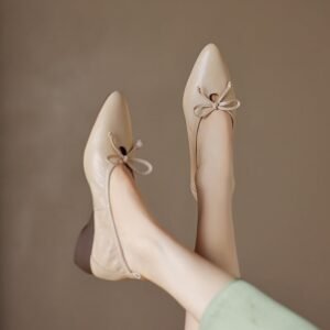 CHIKO Milada Round Toe Block Heels Pumps Shoes