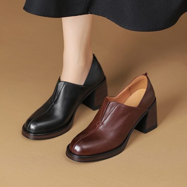 CHIKO Marika Round Toe Block Heels Ankle Boots