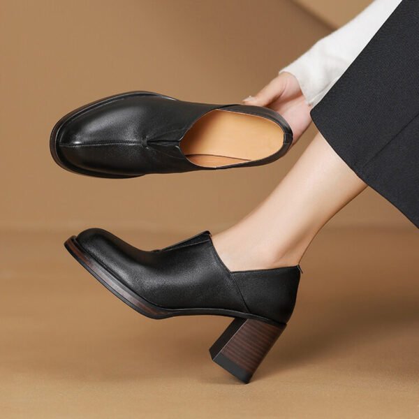 CHIKO Marika Round Toe Block Heels Ankle Boots - Image 2