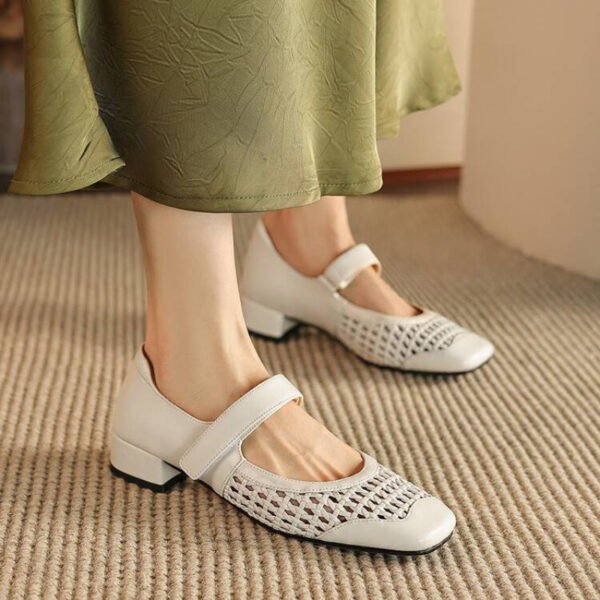 CHIKO Yordana Square Toe Block Heels Mary Jane Shoes - Image 2