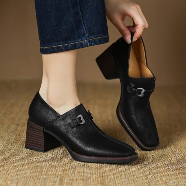 CHIKO Karrah Square Toe Block Heels Ankle Boots - Image 2