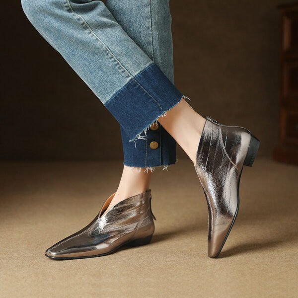 CHIKO Brandis Square Toe Block Heels Ankle Boots - Image 2