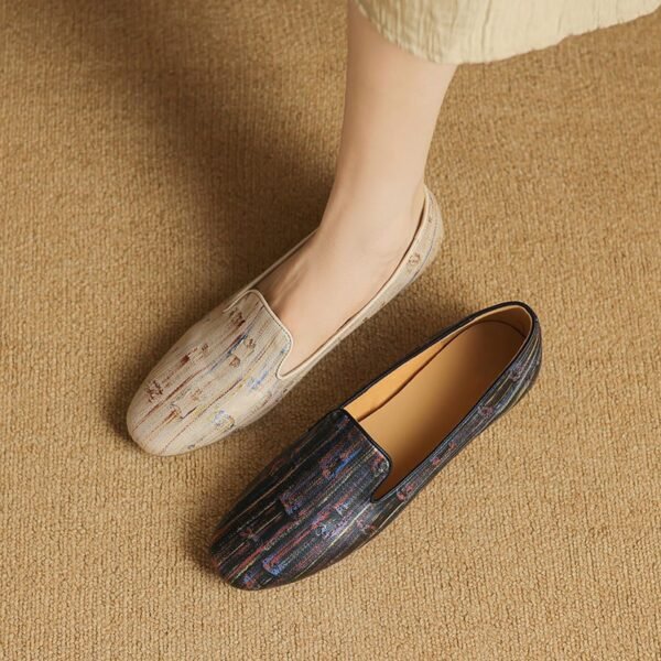 CHIKO Allene Round Toe Block Heels Loafers Shoes