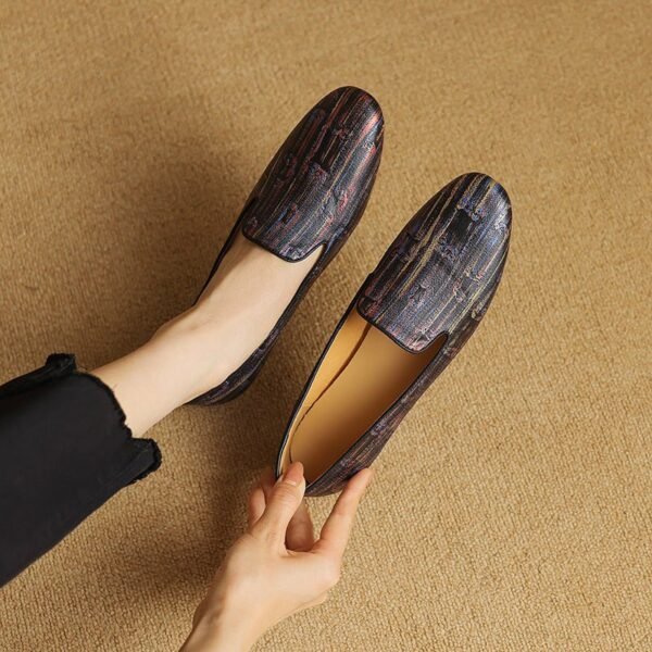 CHIKO Allene Round Toe Block Heels Loafers Shoes - Image 2