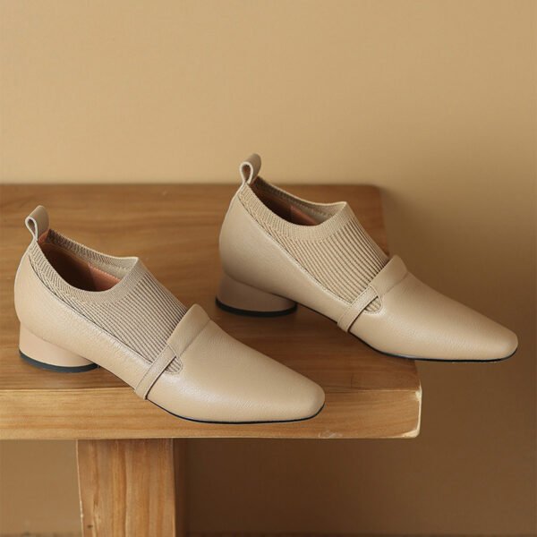 CHIKO Brandee Square Toe Block Heels Ankle Boots - Image 2