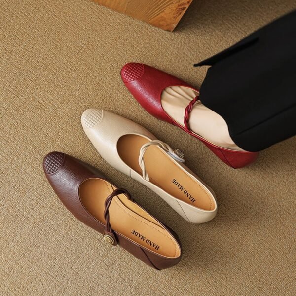 CHIKO Kaira Round Toe Block Heels Mary Jane Shoes