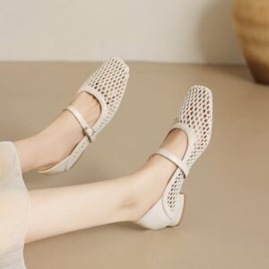 CHIKO Hendrika Square Toe Block Heels Mary Jane Shoes
