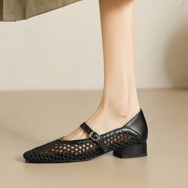CHIKO Hendrika Square Toe Block Heels Mary Jane Shoes - Image 2