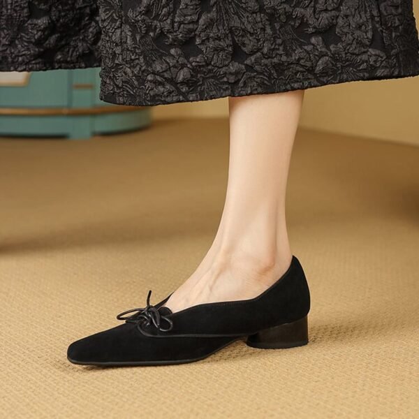 CHIKO Mena Pointy Toe Block Heels Oxfords Shoes - Image 2
