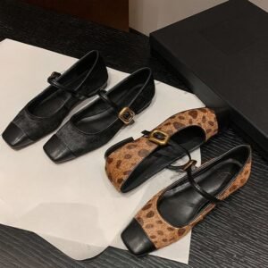 CHIKO Sky Square Toe Block Heels Mary Jane Shoes