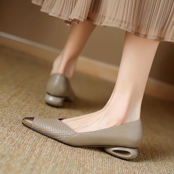 CHIKO Julene Pointy Toe Block Heels Pumps Shoes - Image 2