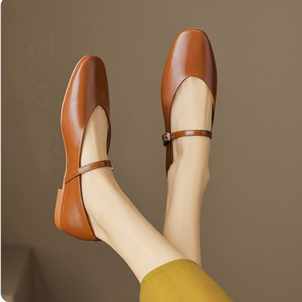 CHIKO Kontxexi Square Toe Block Heels Mary Jane Flats - Image 2