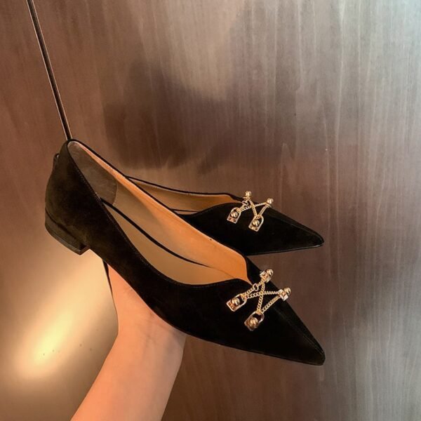 CHIKO Seina Pointy Toe Block Heels Pumps Shoes
