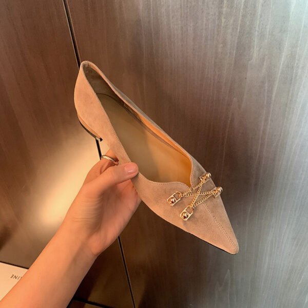 CHIKO Seina Pointy Toe Block Heels Pumps Shoes - Image 2