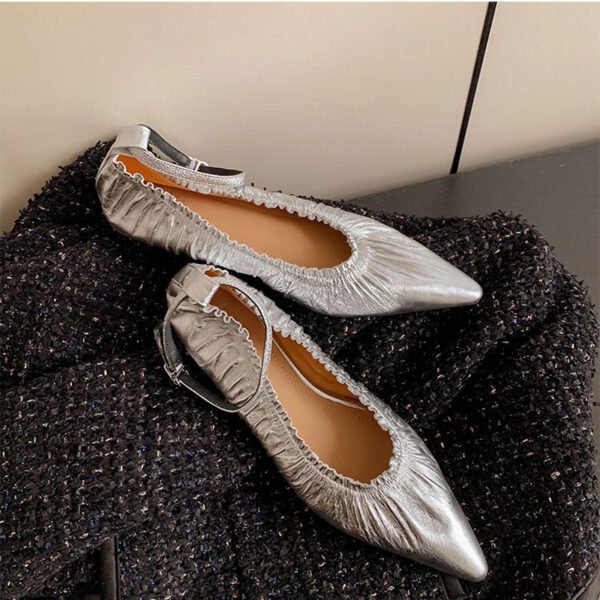 CHIKO Matxalen Pointy Toe Block Heels Pumps Shoes - Image 2