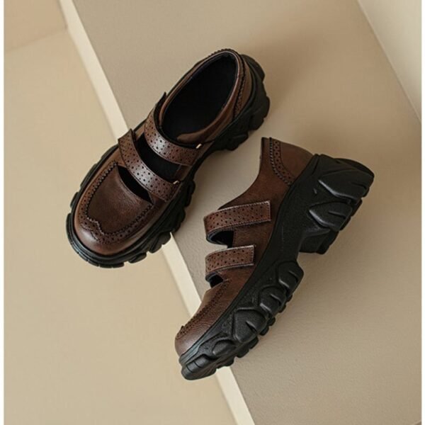 CHIKO Aspyn Round Toe Block Heels Mary Jane Shoes - Image 2