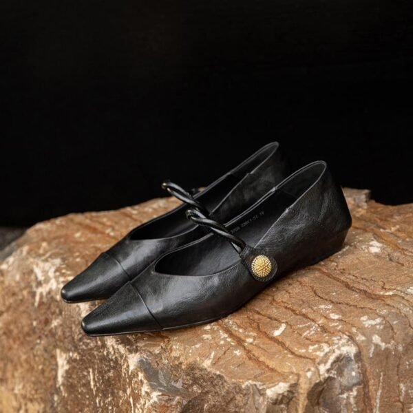 CHIKO Aubrianna Pointy Toe Block Heels Mary Jane Shoes - Image 2