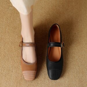 CHIKO Ashle Square Toe Block Heels Mary Jane Shoes