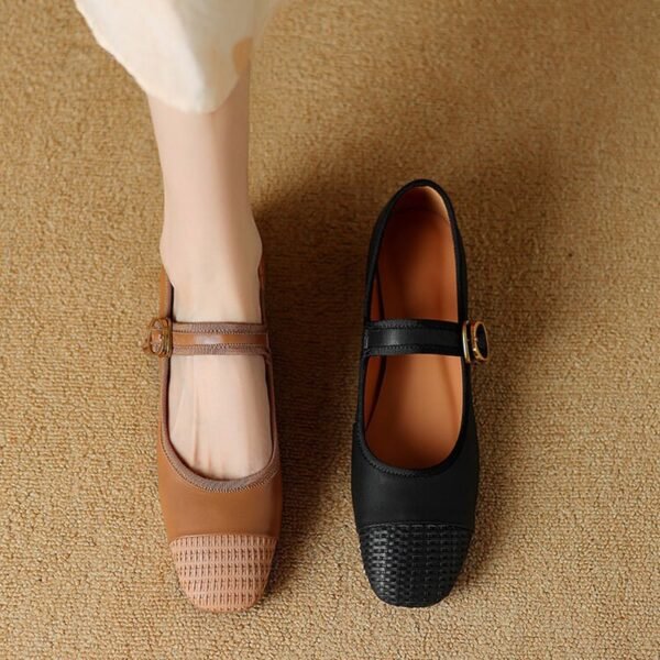 CHIKO Ashle Square Toe Block Heels Mary Jane Shoes