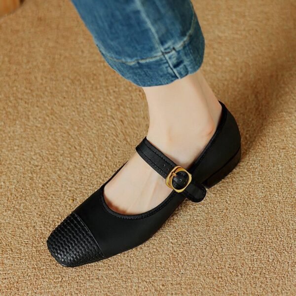 CHIKO Ashle Square Toe Block Heels Mary Jane Shoes - Image 2