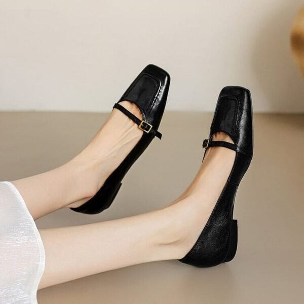 CHIKO Ashlee Square Toe Block Heels Mary Jane Shoes - Image 2