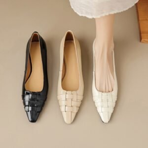 CHIKO Aldora Pointy Toe Wedge Pumps Shoes