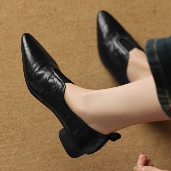CHIKO Allisyn Pointy Toe Block Heels Pumps Shoes - Image 2