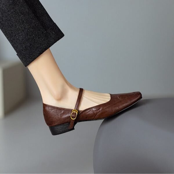 CHIKO Alicia Square Toe Block Heels Mary Jane Shoes - Image 2