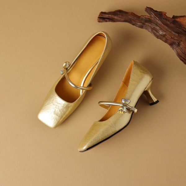 CHIKO Annamaria Square Toe Stiletto Mary Jane Shoes - Image 2