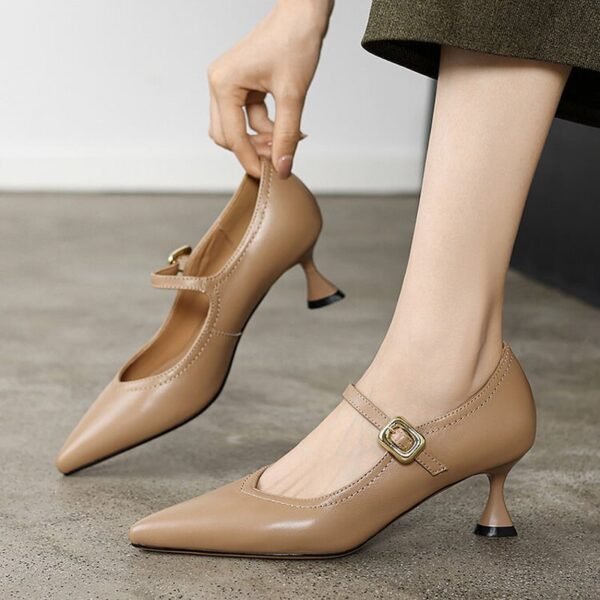 CHIKO Annalise Pointy Toe Stiletto Mary Jane Shoes
