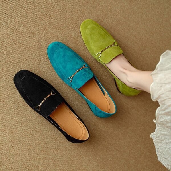 CHIKO Anne Round Toe Block Heels Loafers Shoes