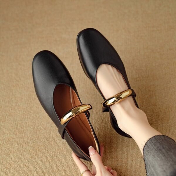 CHIKO Chione Round Toe Block Heels Mary Jane Shoes - Image 2