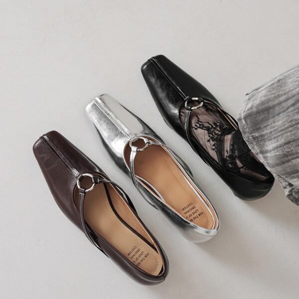 CHIKO Anabelle Square Toe Block Heels Pumps Shoes