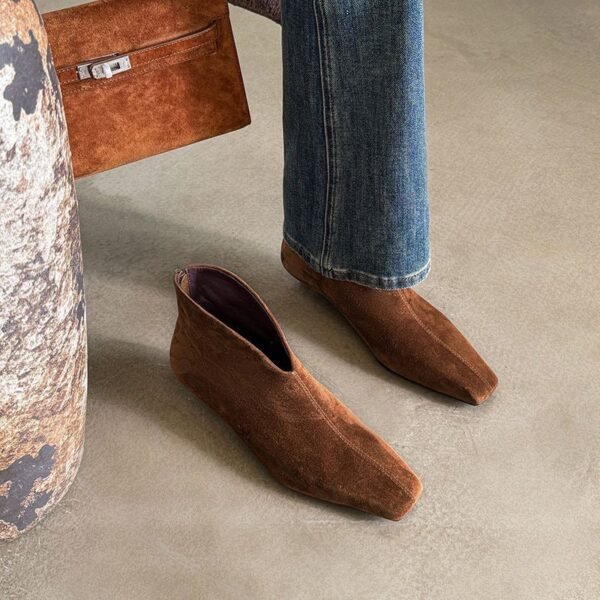CHIKO Anamaria Square Toe Wedge Ankle Boots