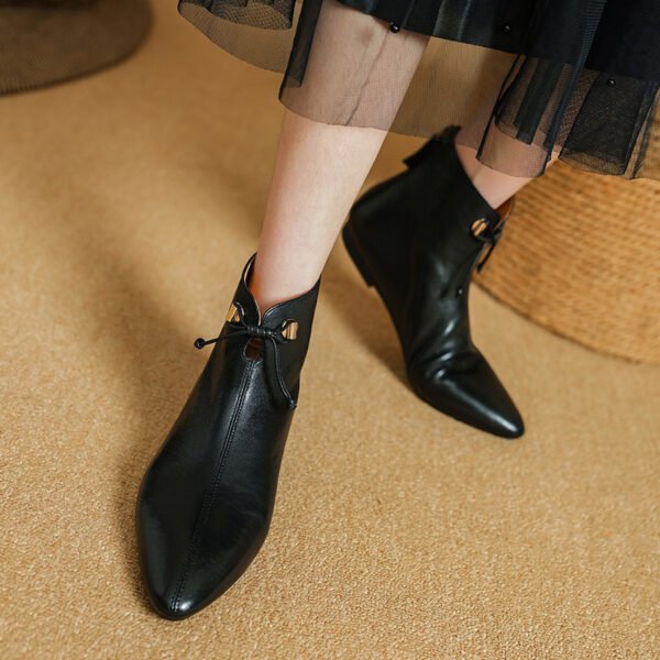 CHIKO Anyssa Pointy Toe Block Heels Ankle Boots - Image 2
