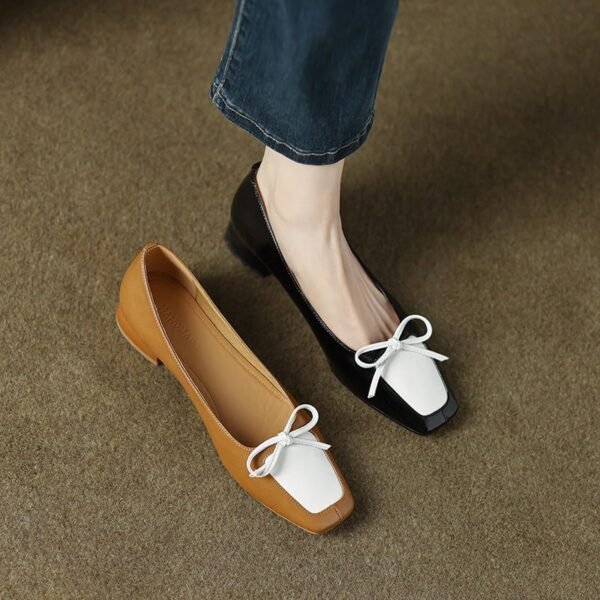 CHIKO Quisa Square Toe Block Heels Pumps Shoes