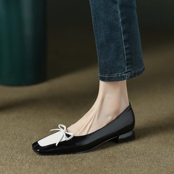 CHIKO Quisa Square Toe Block Heels Pumps Shoes - Image 2