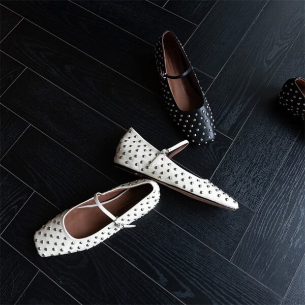CHIKO Ada Square Toe Block Heels Mary Jane Shoes