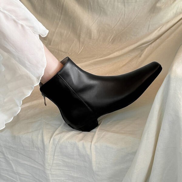 CHIKO Adeline Square Toe Block Heels Ankle Boots - Image 2